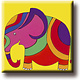 Imán De Nevera, Elefante, Ilustración
