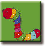 Aimant de réfrigérateur, Caterpillar, Illustration