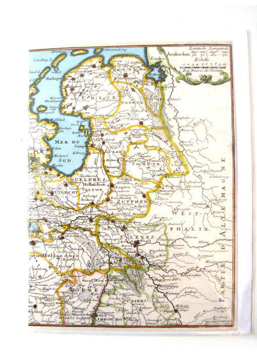 Doble tarjeta, Mapa histórico de los Países Bajos