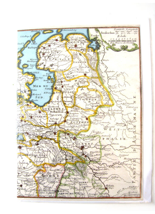 Double carte, carte historique des Pays-Bas