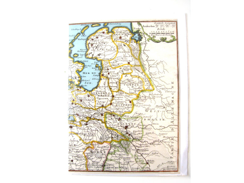 Double carte, carte historique des Pays-Bas