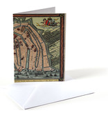 Doble tarjeta, Carte historique Amsterdam 1585