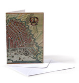 Double carte, Carte historique Amsterdam 1615