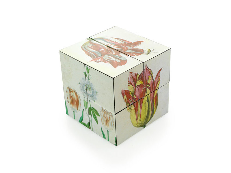 Cube magique, cube d'art des tulipes hollandaises