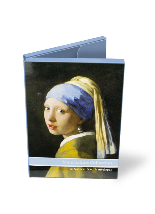 Kaartenmapje, set van 10 kaarten  ,Thema Mauritshuis