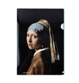 L-Ordner A4-Format, Mädchen mit einem Perlenohrring, Vermeer