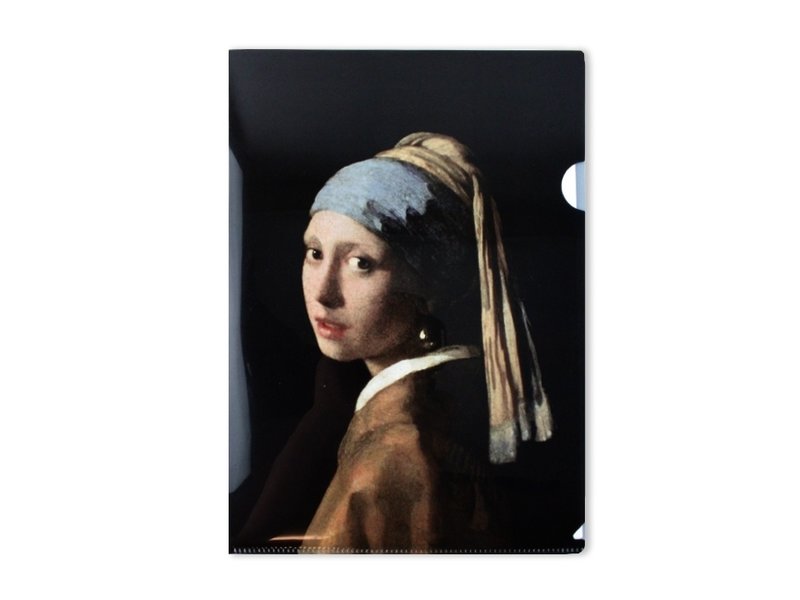 L-Ordner A4-Format, Mädchen mit einem Perlenohrring, Vermeer