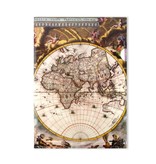 Porte-documents A4, carte du monde