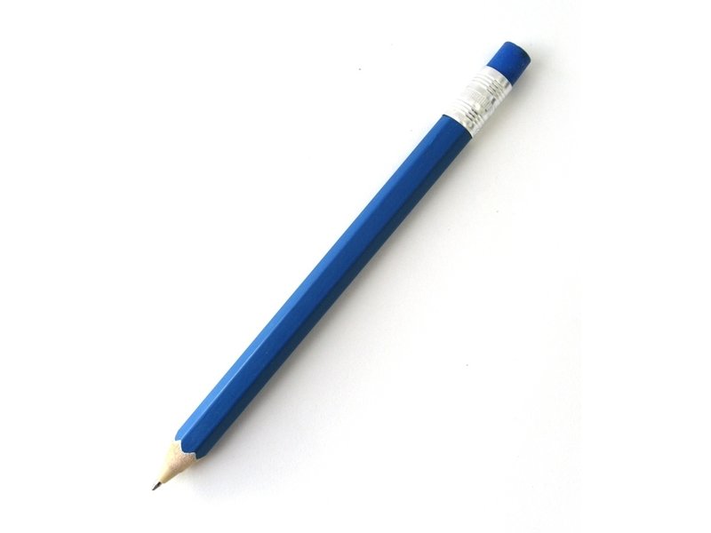 Stylo à bille en bois, bleu