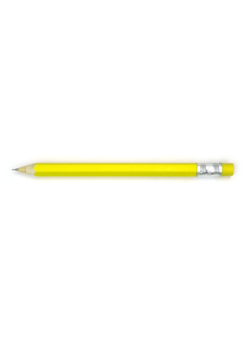 Wooden Mechanical Pencil, W, Yellow