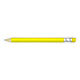 Crayon mécanique en bois, AVEC, Jaune