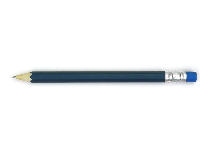 Wooden Mechanical Pencil, W, Blue