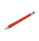 Crayon mécanique en bois, rouge
