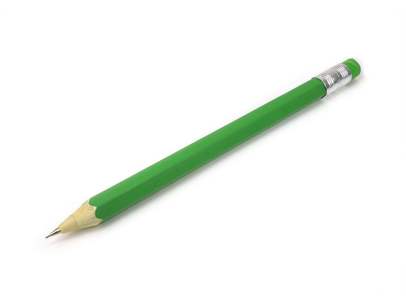 Wooden Mechanical Pencil, Green