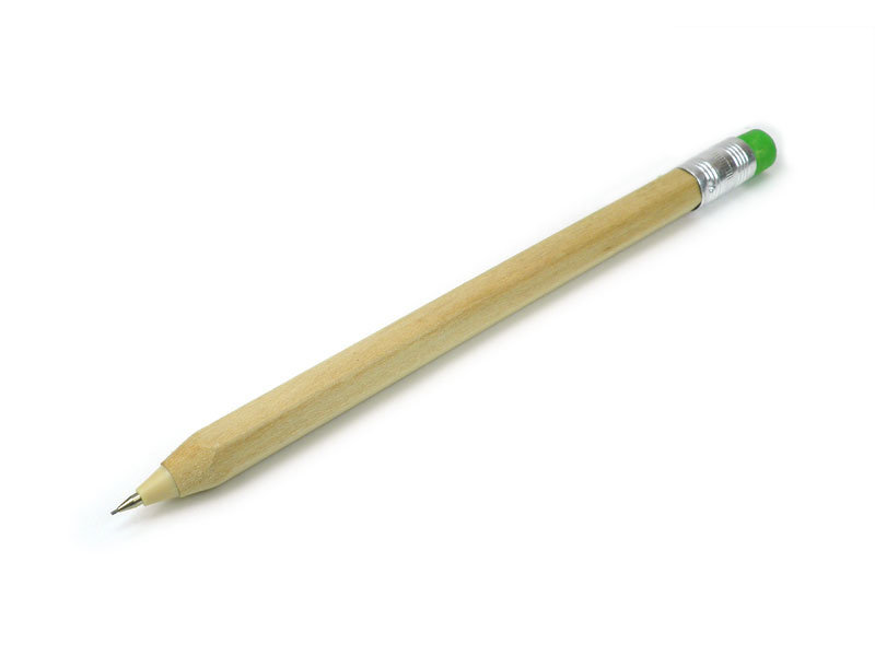 Wooden Mechanical Pencil, W, Wood colour