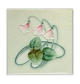 Fridge Magnet, Jugendstill Tile, Three Bells