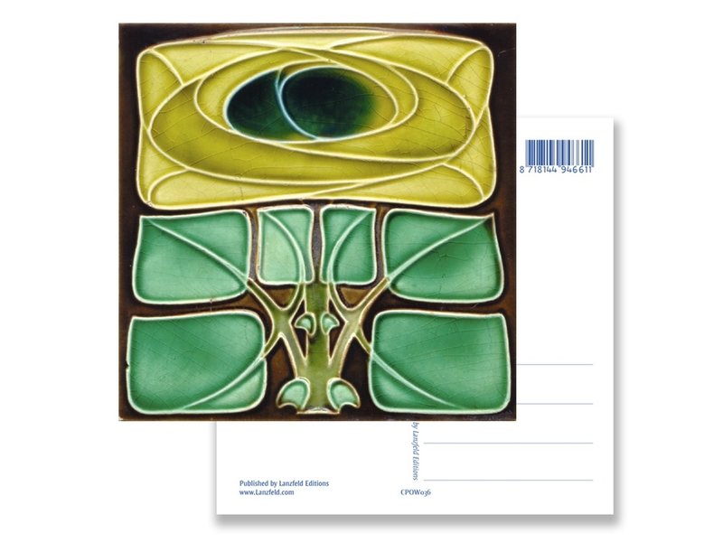 Ansichtkaart, Art Nouveau, Keltische roos