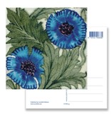 Postal, Flor azul, Artesanía