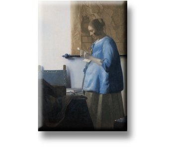 Fridge Magnet, Woman Reading a Letter, Vermeer