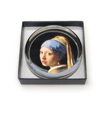 Briefbeschwerer, Ø55 mm, Mädchen mit Perlenohrring, Vermeer