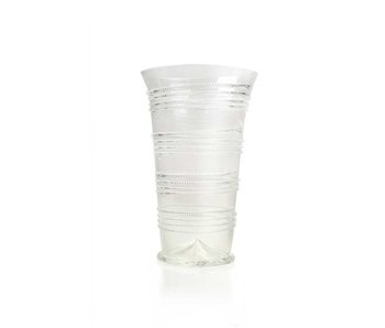 Glasbandwurmbecher, 15 cm, klar