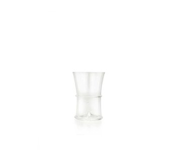 Fern glass, 9 cm, clear