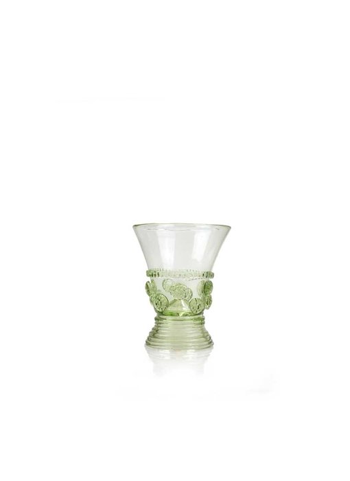 Glas, Berkemeier, noppen 9 cm, groen