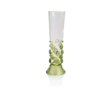 Tuitglas met noppen 17 cm, groen
