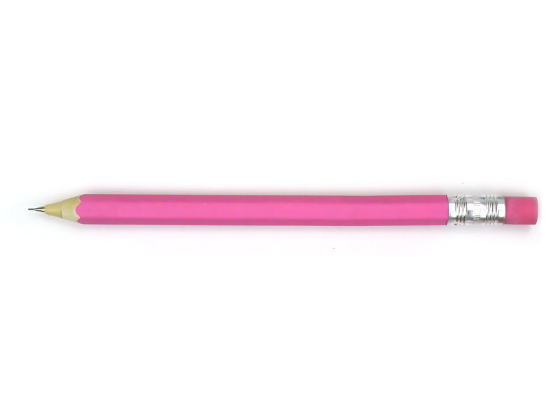 Wooden Mechanical Pencil, Pink