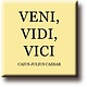 Kühlschrankmagnet, Julius Caesar, Veni, Vidi, Vici