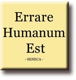 Fridge magnet, Seneca, Errare Humanium Est