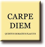 Imán de nevera, Quintus Horatius Flaccus, Carpe Diem