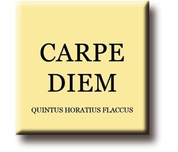 Fridge magnet, Quintus Horatius Flaccus, Carpe Diem