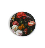 Pocket Mirror Large,  Ø 80 mm,  Still Life with Flowers, De Heem