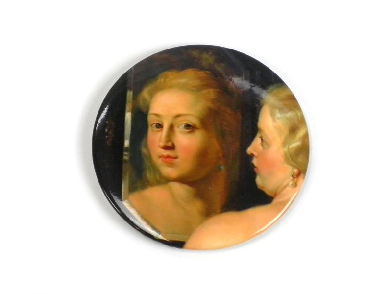 Pocket Mirror Large, Ø 80 mm Venus in Front of the Mirror, Rubens