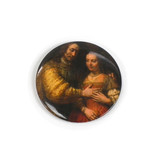 Grand miroir de poche, Ø 80 mm, La mariée juive, Rembrandt