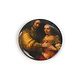 Grand miroir de poche, Ø 80 mm, La mariée juive, Rembrandt