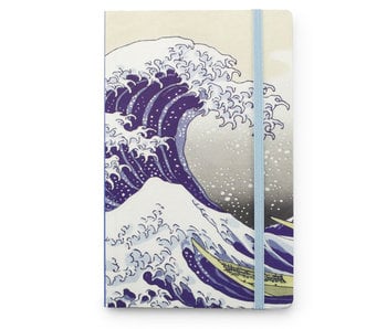 Cuaderno de tapa blanda A6, La gran ola de Kanagawa, Hokusai