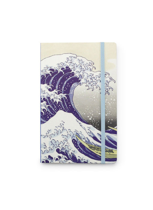 Cuaderno de tapa blanda A6, La gran ola de Kanagawa, Hokusai