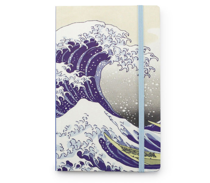 La grande vague de dessin au crayon de Kanagawa' Sac en tissu
