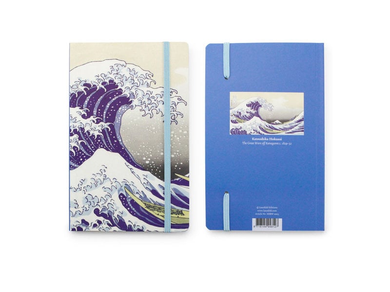 Cuaderno de tapa blanda, La gran ola de Kanagawa, Hokusai