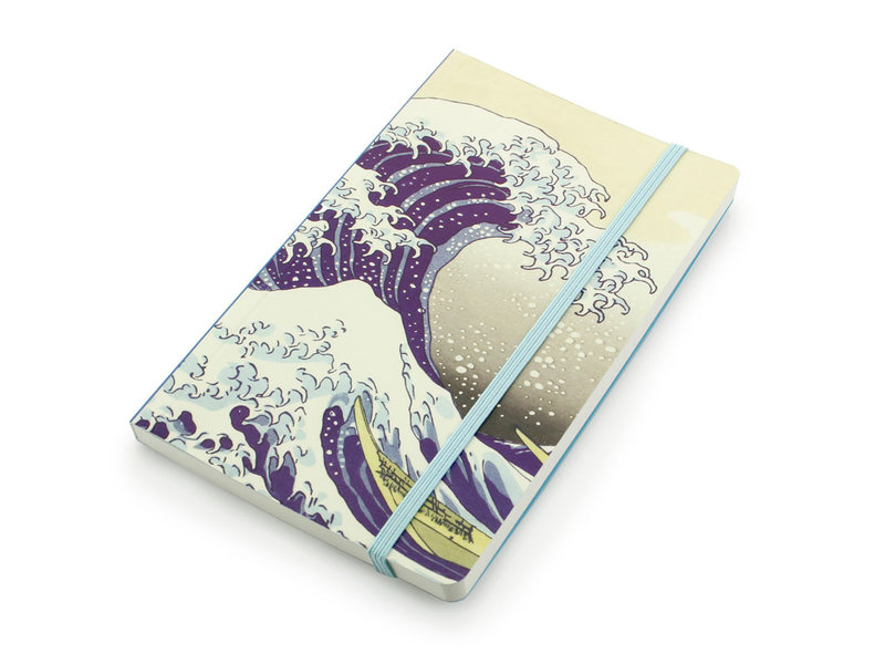 Cuaderno de tapa blanda, La gran ola de Kanagawa, Hokusai