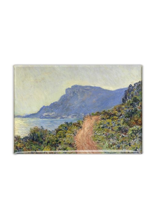 Aimant pour réfrigérateur, La Corniche près de Monaco, Monet