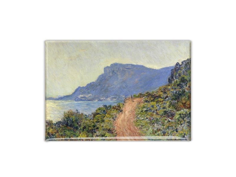 Aimant pour réfrigérateur, La Corniche près de Monaco, Monet