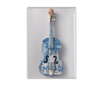 Kühlschrankmagnet, Delfter Blauer Geige