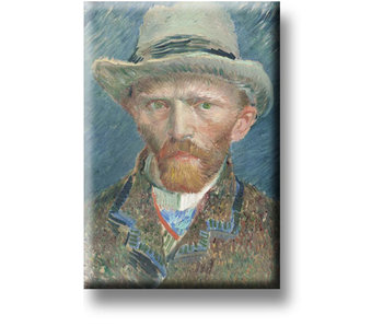 Manget pour réfrigérateur, Autoportrait, Van Gogh