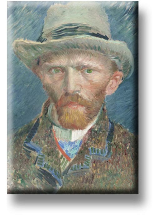 Fridge Magnet, Self Portrait, Van Gogh