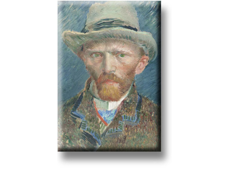 Aimant pour réfrigérateur, Autoportrait, Van Gogh