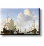 Fridge magnet, Dutch ships, Van de Velde