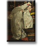 Imán de nevera, Chica en kimono blanco, Breitner